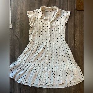 ASOS Black and White Collared Dress